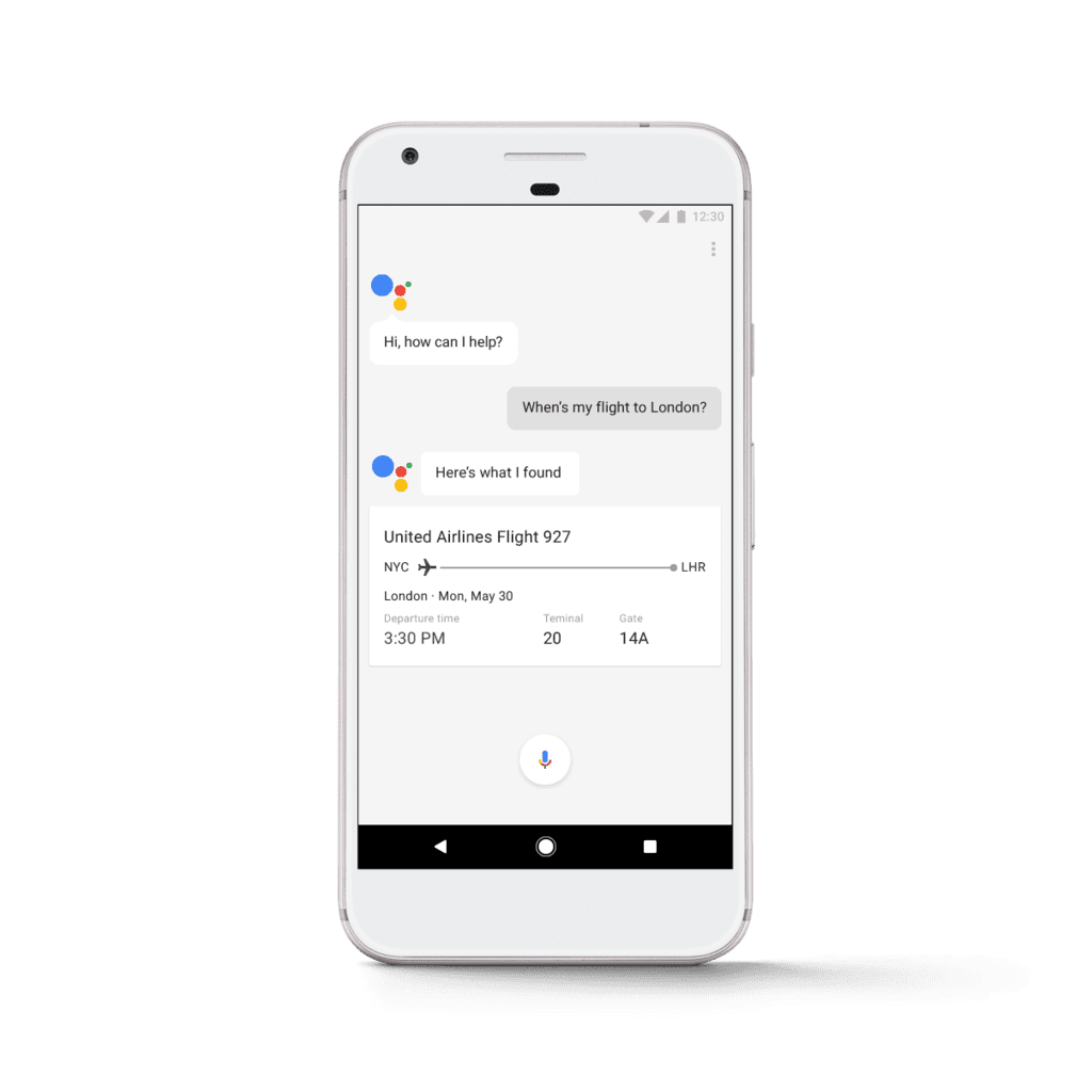 L'Assistant est disponible sur les téléphones Android Marshmallow et Nougat compatibles*. Il vous suffit d'appuyer de manière prolongée sur le bouton d'accueil ou de dire